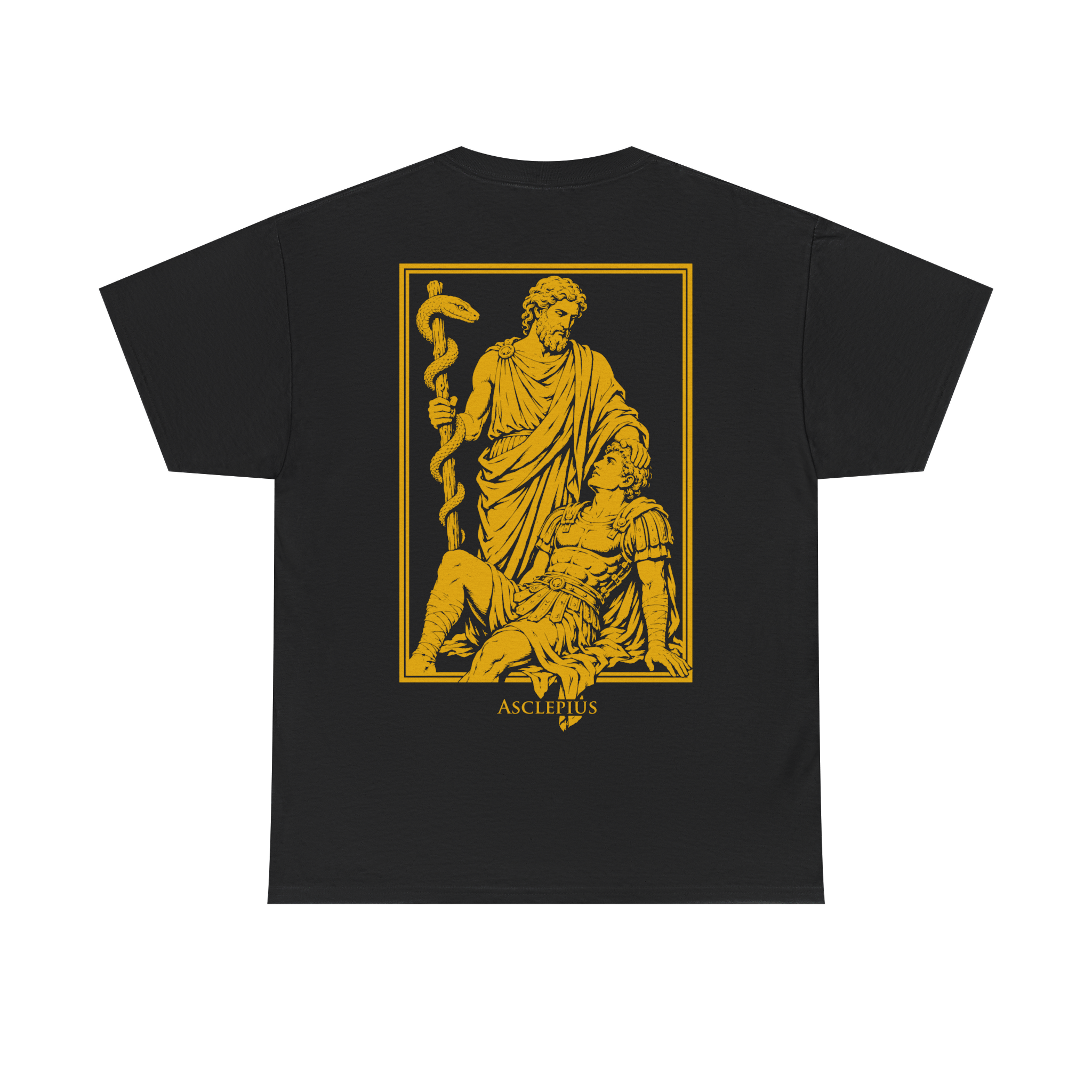 ASCLEPIUS T-SHIRT BLACK/YELLOW