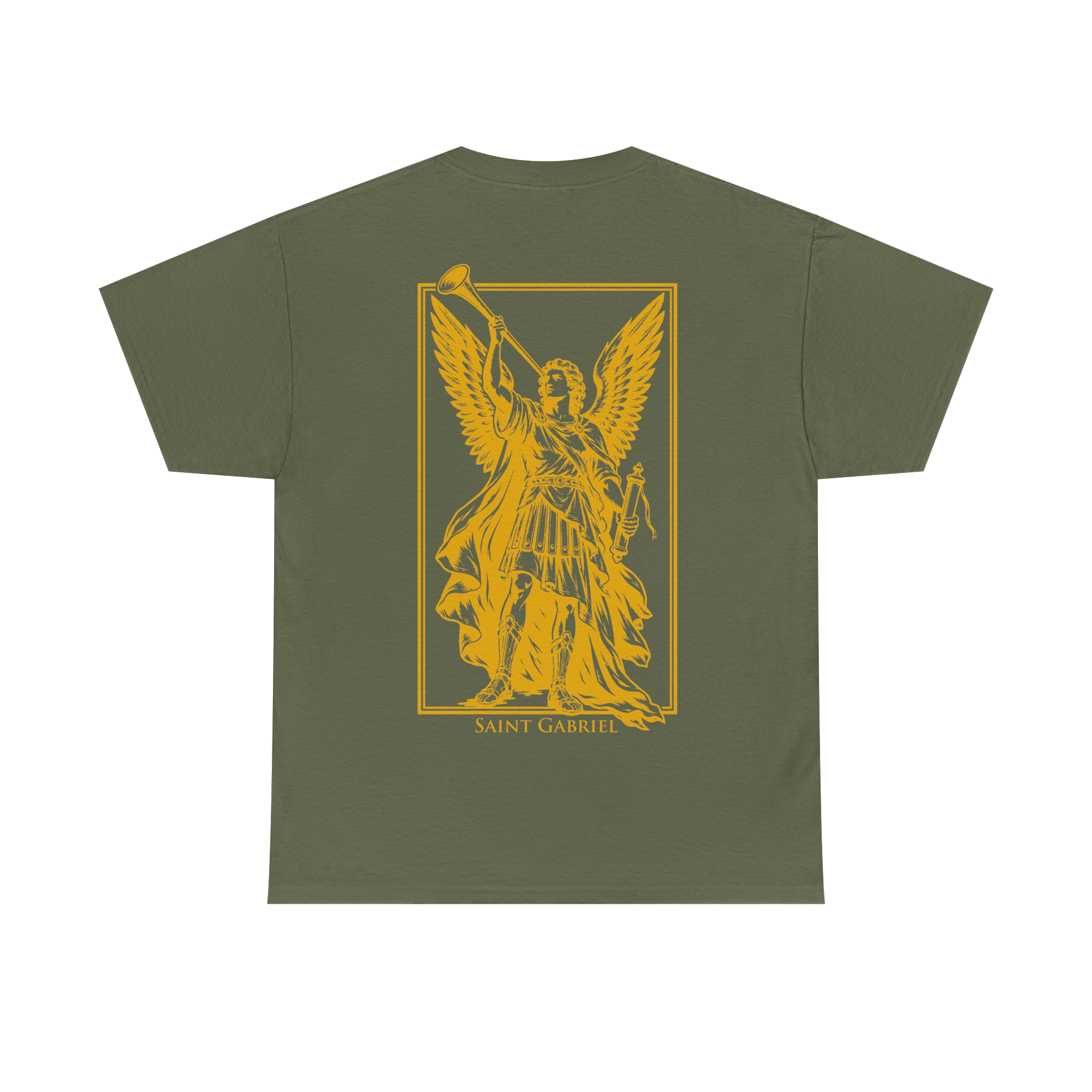 SAINT GARBIEL T-SHIRT OLIVE/YELLOW