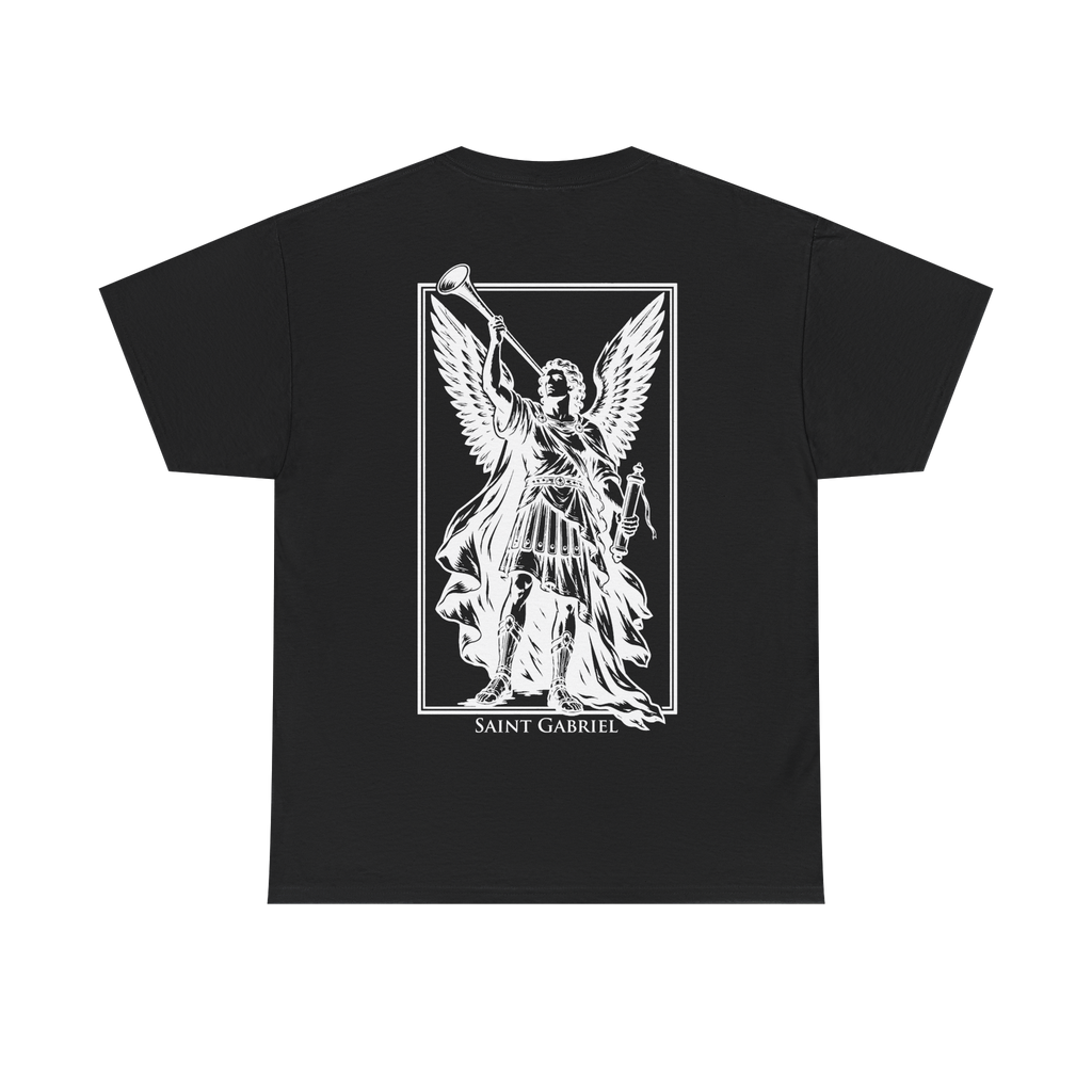 SAINT GABRIEL T-SHIRT BLACK/WHITE