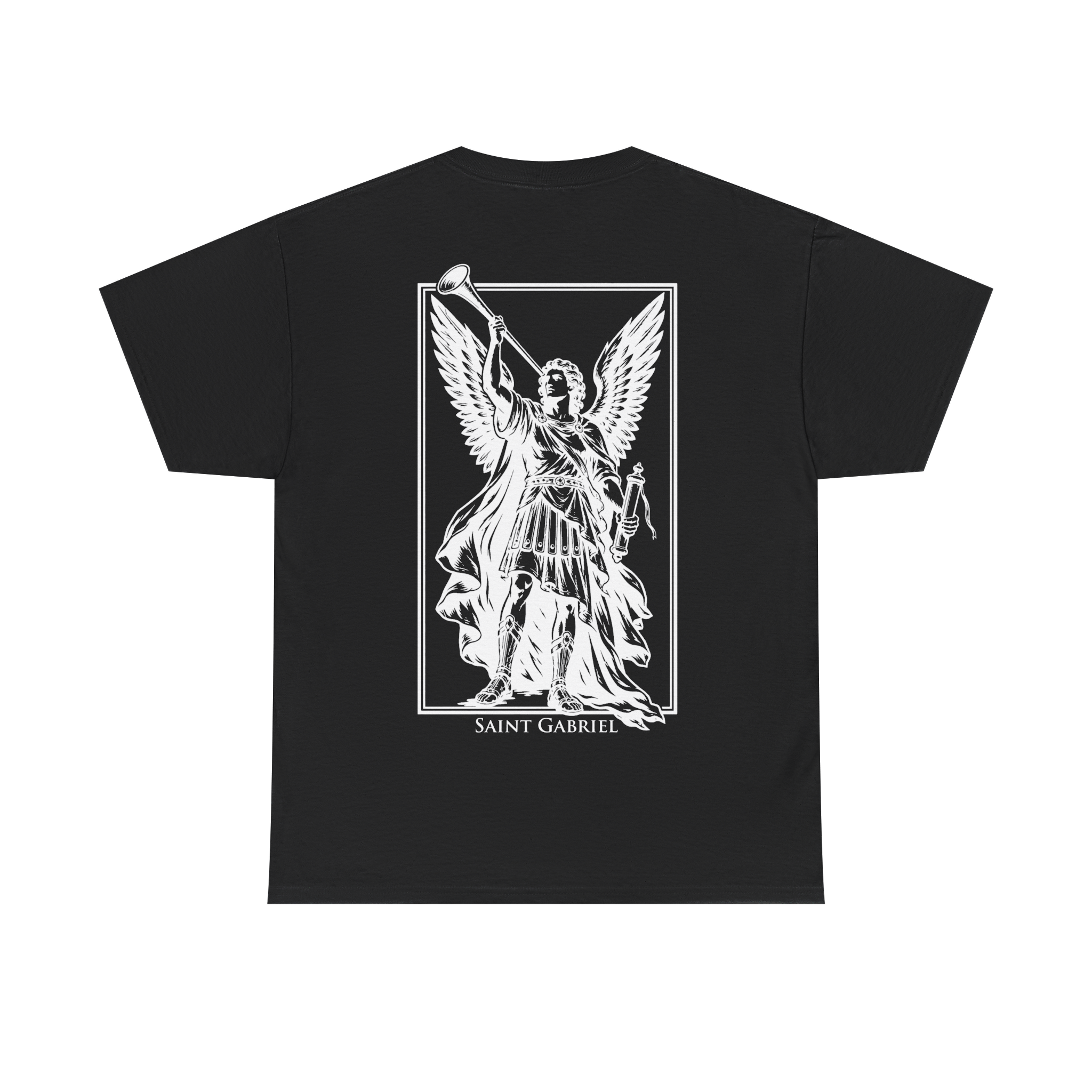 SAINT GABRIEL T-SHIRT BLACK/WHITE